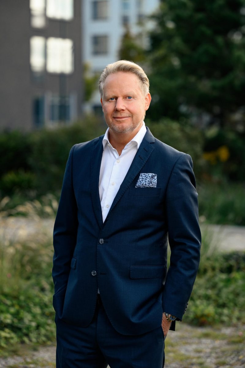 Portrait of Fredrik, CEO at MicLev. 